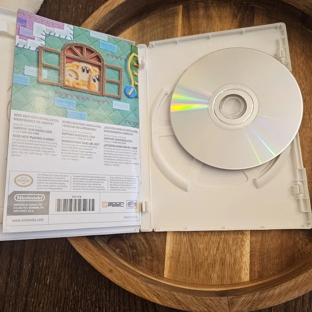 Kirbys Epic Yarn Nintendo Wii 2010 CIB Complete with Manual Tested Authentic
